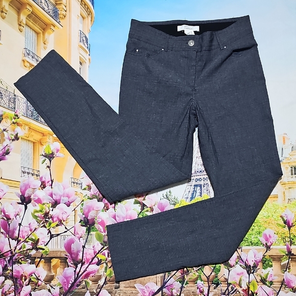 89th + Madison Dark Gray Slim Fit Pants Size 10 - Picture 2 of 5